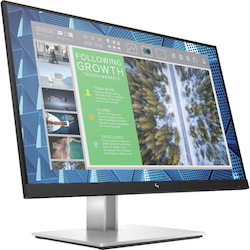 HP E24q G4 23.8" WQHD Edge LED LCD Monitor - 16:9 - Black