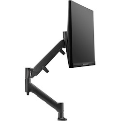 Atdec AWMS-HXB Mounting Arm for Flat Panel Display, Curved Screen Display, Monitor - Black