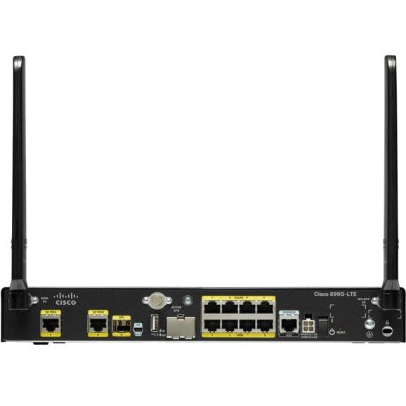 Cisco C897VAGW-LTE Wi-Fi 4 IEEE 802.11a/b/g/n Cellular, ADSL2+, VDSL Wireless Integrated Services Router