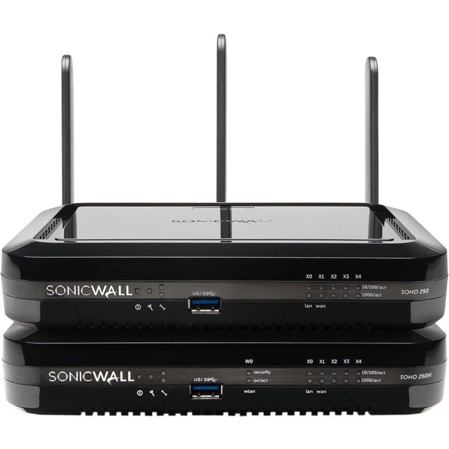 SonicWall SOHO 250 Network Security/Firewall Appliance Support/Service - TAA Compliant