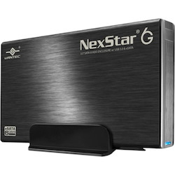 Vantec NexStar 6G NST-366SU3-BK Drive Enclosure - eSATA, USB 3.0 Host Interface - UASP Support External