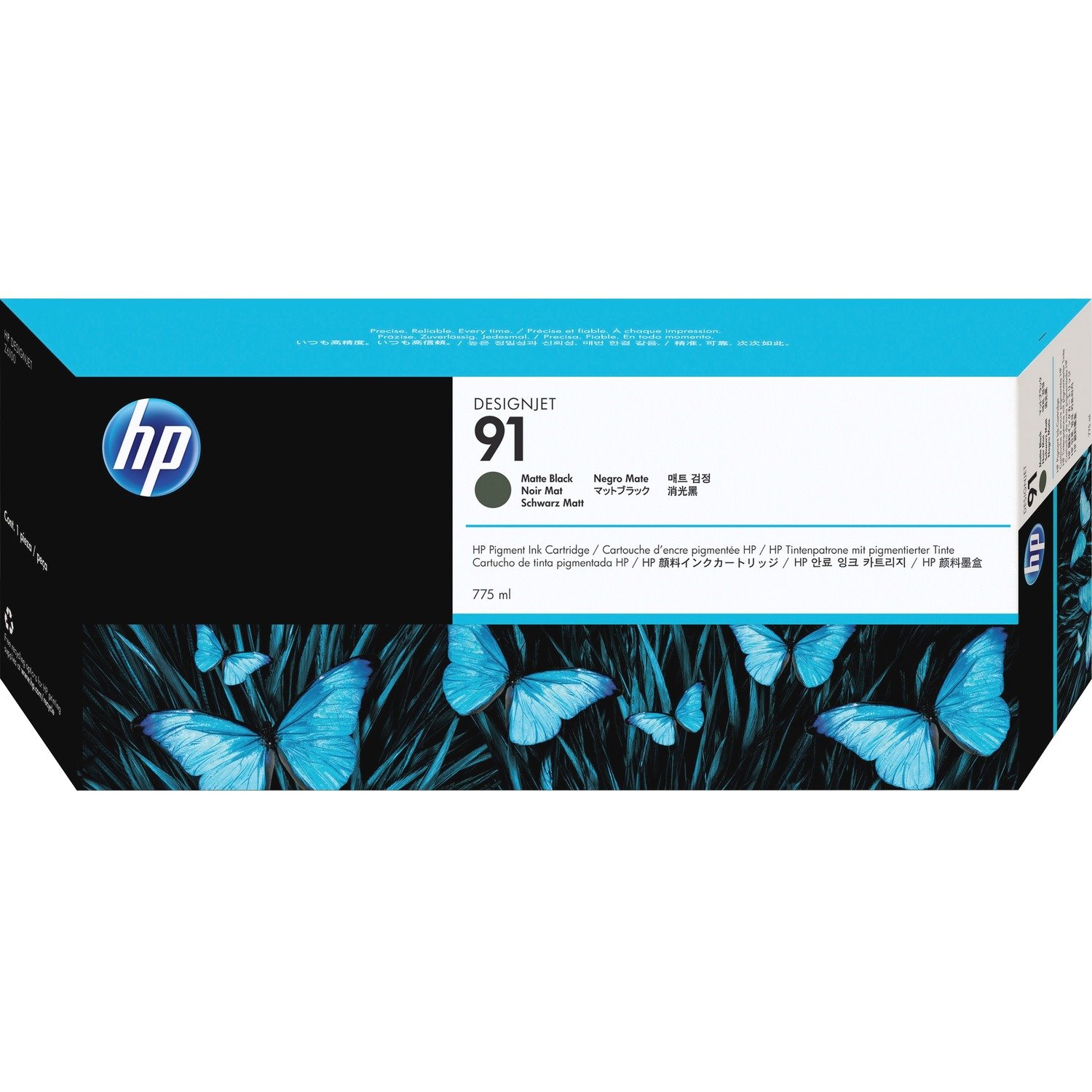 HP 91 Pigment Matte Black Ink Cartridge