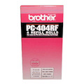 Brother PC-404RF Thermal Transfer Ribbon - Black - 4 / Pack