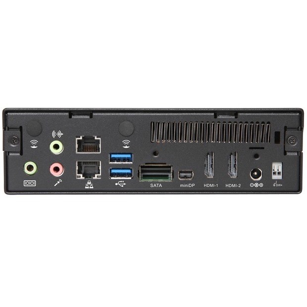 AOpen Digital Engine DE7400 Desktop Computer - Intel Core i7 6th Gen i7-6700HQ - 8 GB - 128 GB SSD - Mini PC - Black