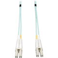 Eaton Tripp Lite Series 10Gb Duplex Multimode 50/125 OM3 LSZH Fiber Patch Cable (LC/LC) - Aqua, 4M (13 ft.)