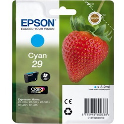 Epson Claria 29 Original Standard Yield Inkjet Ink Cartridge - Cyan - 1 Pack