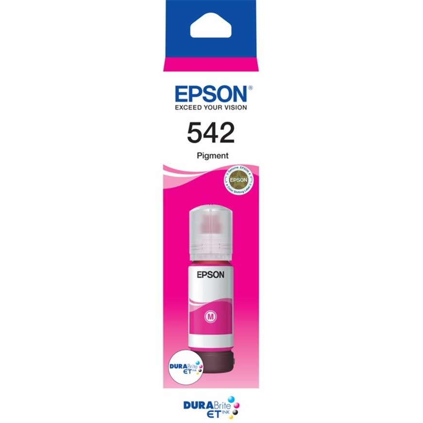 Epson DURABrite EcoTank T542 Ink Refill Kit - Magenta - Inkjet