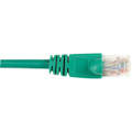Black Box CAT6 Value Line Patch Cable, Stranded, Green, 2-Ft. (0.6-m), 5-Pack