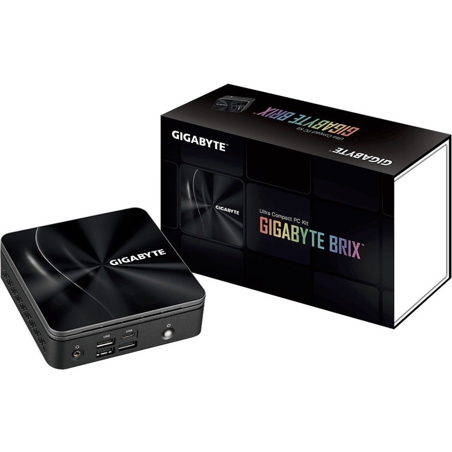 Gigabyte BRIX GB-BRR3-4300 Barebone System - Mini PC - AMD Ryzen 3 4300U 2 GHz Quad-core (4 Core)