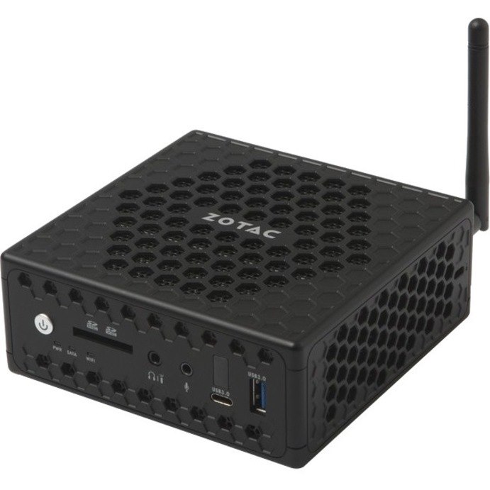 Zotac ZBOX nano CI325 Desktop Computer - Intel Celeron N3160 Quad-core (4 Core) 1.60 GHz - 4 GB RAM DDR3L SDRAM - 64 GB SSD - Mini PC