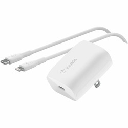 Belkin BoostCharge USB-C Wall Charger 20W (USB-C Cable with Lightning Connector included) - Power Adapter
