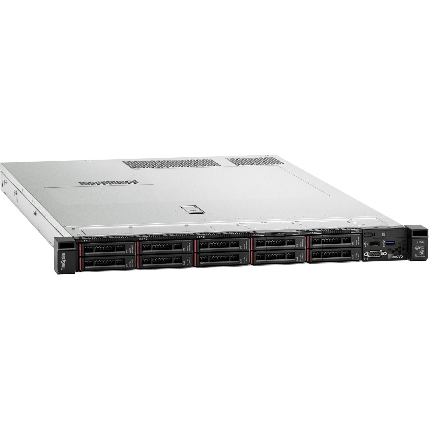 Lenovo ThinkSystem SR630 7X02A0HJAU 1U Rack Server - 1 x Intel Xeon Silver 4210 2.20 GHz - 32 GB RAM