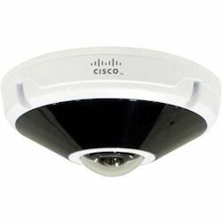 Cisco 8070 12 Megapixel Indoor/Outdoor Network Camera - Color, Monochrome - Fisheye - Black, White