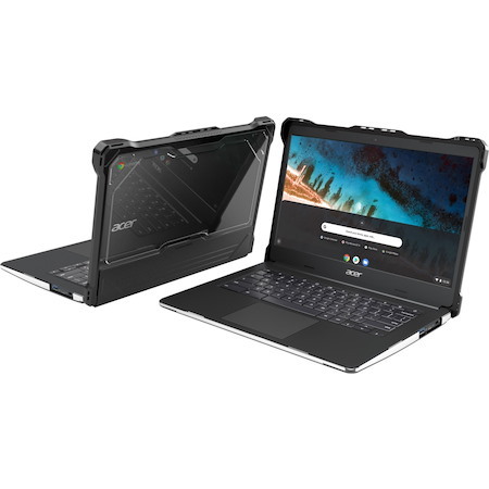 MAXCases, Chromebook cases, 11 inches, 11, durable materials, ideal for schools, dirt-resistant, Acer C722, custom color, black