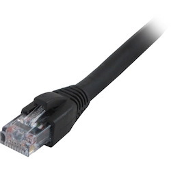 Comprehensive Cat6 550 Mhz Snagless Patch Cable 7ft Black