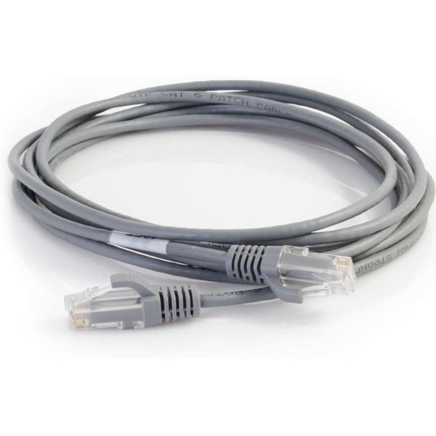C2G 8ft Cat6 Snagless Unshielded (UTP) Slim Network Patch Cable - Gray