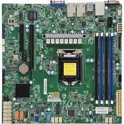 Supermicro X11SCH-LN4F Server Motherboard - Intel C246 Chipset - Socket H4 LGA-1151 - Micro ATX