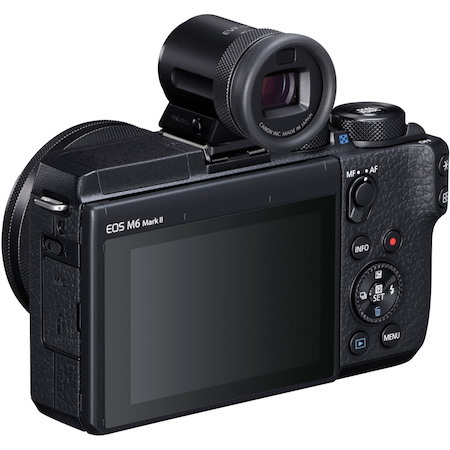 Canon EOS M6 Mark II 32.5 Megapixel Mirrorless Camera with Lens - 0.71" - 5.91" - Black