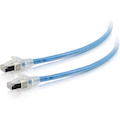 C2G 250ft HDBaseT Cat6a Cable with Discontinuous Shielding - Plenum - Blue