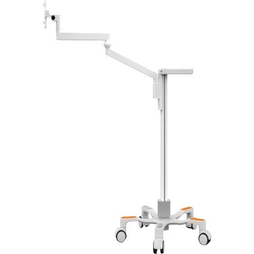 CTA Digital Medical VESA Compatible Articulating Arm Rolling Floor Stand