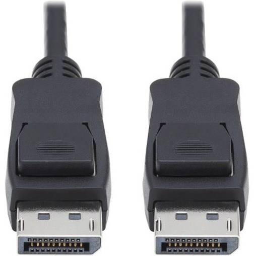 Eaton Tripp Lite Series DisplayPort 1.4 Cable with Latching Connectors, 8K (M/M), Black, 6 ft. (1.8m)