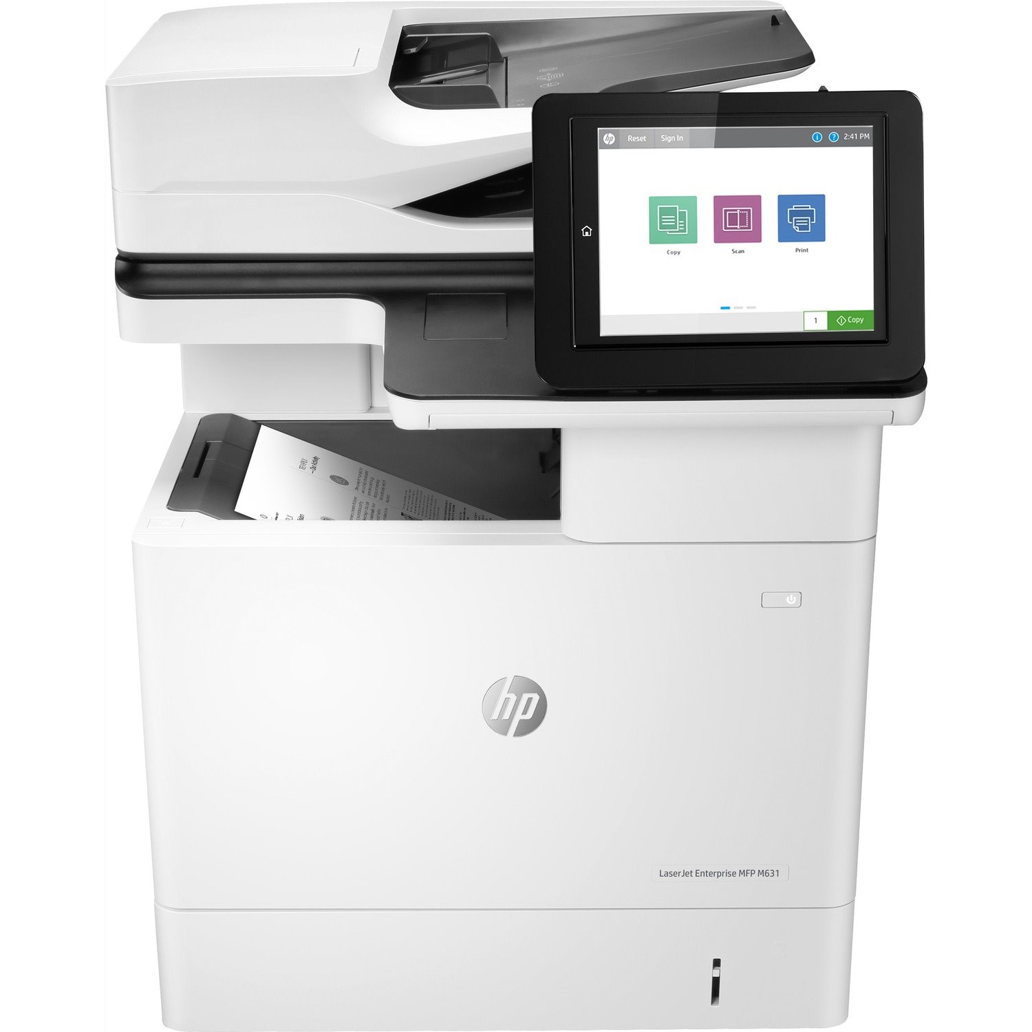 HP LaserJet M631dn Laser Multifunction Printer - Monochrome