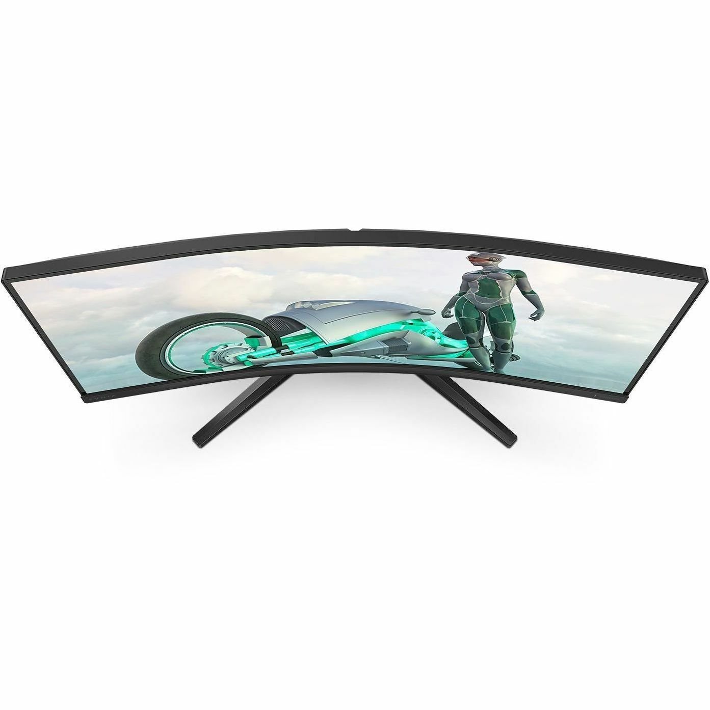 Evnia 34M2C3500L 34" Class WQHD Curved Screen Gaming LED Monitor - 21:9 - Textured Charcoal