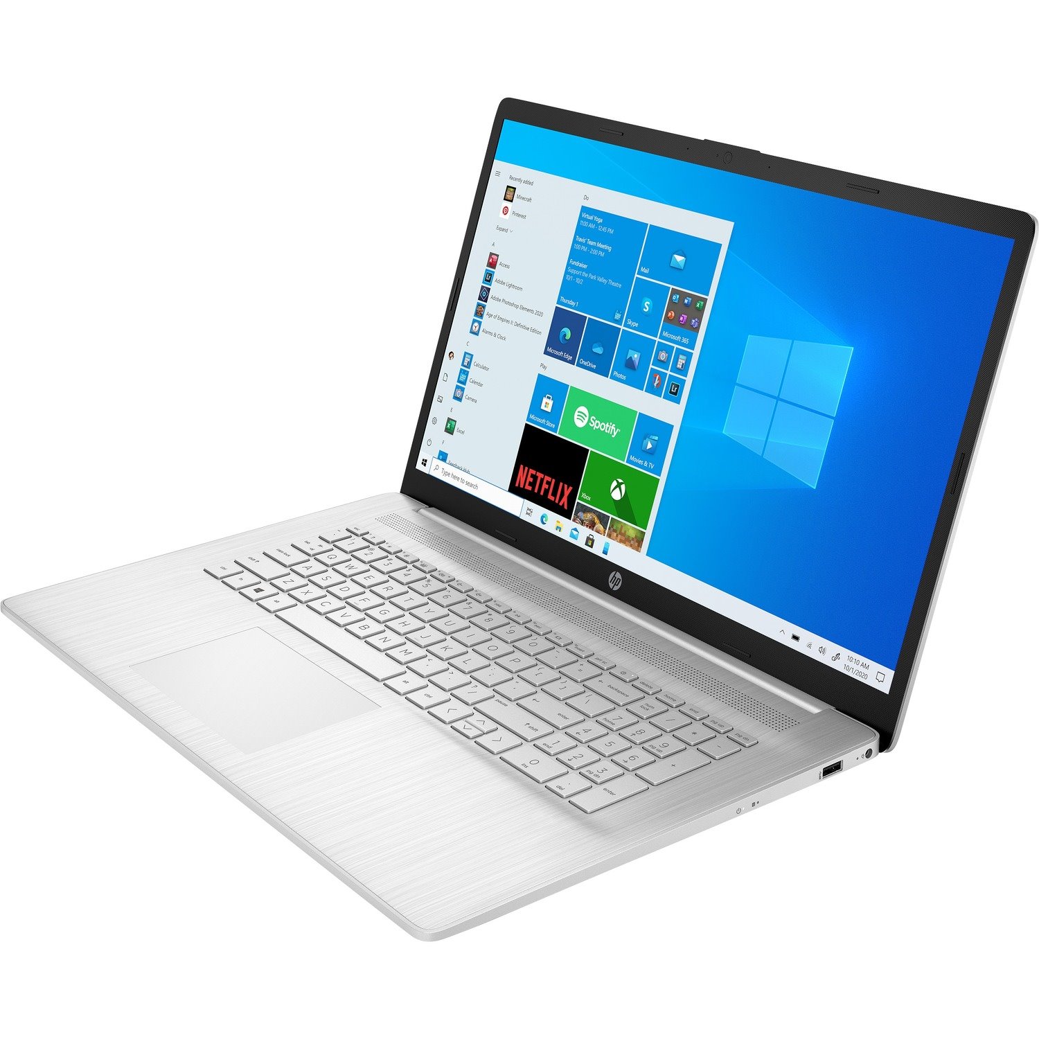 HP 17-cn0057cl 17.3" Touchscreen Notebook - HD+ - Intel Core i5 11th Gen i5-1135G7 - 8 GB - 256 GB SSD - Natural Silver