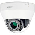 Wisenet LND-6012R 2 Megapixel Indoor Full HD Network Camera - Color, Monochrome - Dome - White