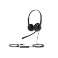 Yealink UH34 Wired On-ear Stereo Headset - Black