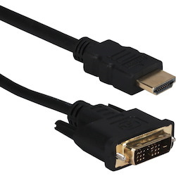 QVS HDMI Male to DVI Male HDTV/Flat Panel Digital Video Cable