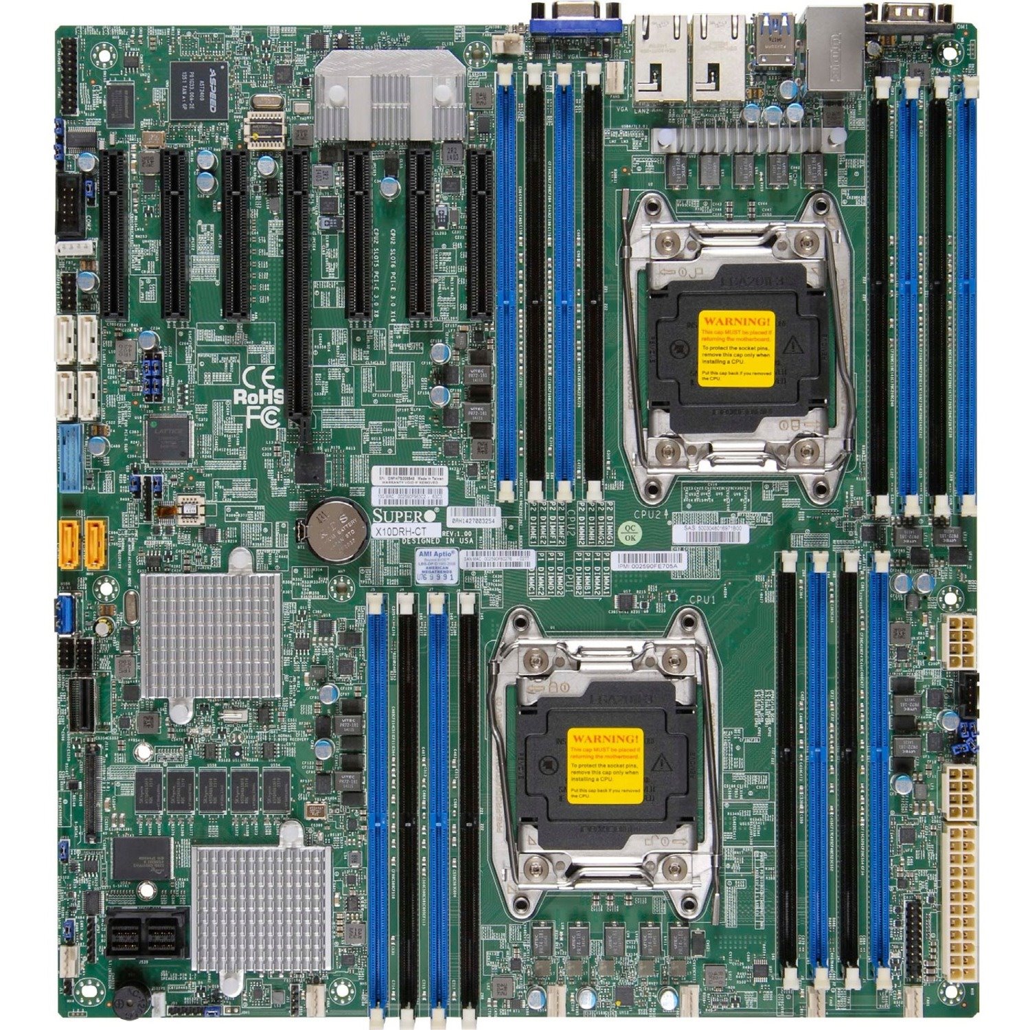 Supermicro X10DRH-iT Server Motherboard - Intel C612 Chipset - Socket LGA 2011-v3 - Extended ATX