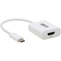 Tripp Lite USB-C to HDMI Adapter (M/F) - 8K 60 Hz, HDR, 4:4:4, HDCP 2.3, White