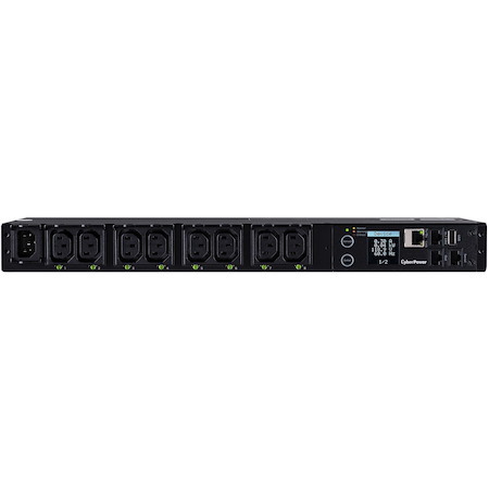 CyberPower PDU41004 - 10Amp Switched PDU, IEC C14 inlet, 8x C13 outlets, 1RU