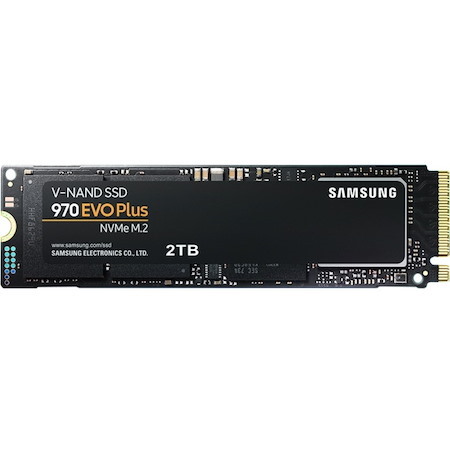 Samsung 970 EVO Plus 2 TB Solid State Drive - M.2 Internal - PCI Express NVMe (PCI Express NVMe 3.0 x4)