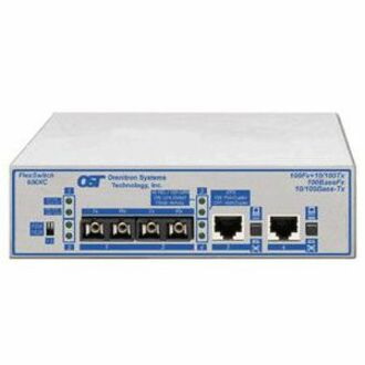 Omnitron Systems FlexSwitch 600XC 2Fx+2U Fast Ethernet Compact Switch