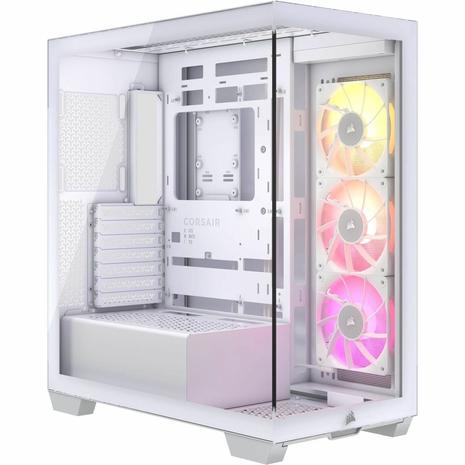 Corsair iCUE LINK 3500X RGB Mid-Tower PC Case - White