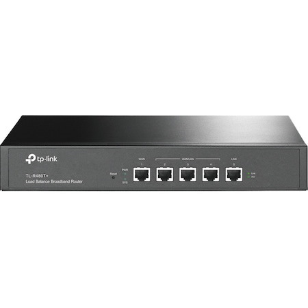 TP-LINK TL-R480T+ 5-port Load Balance Broadband Router, 3 Configurable WAN/LAN ports, 1 LAN, 1 WAN