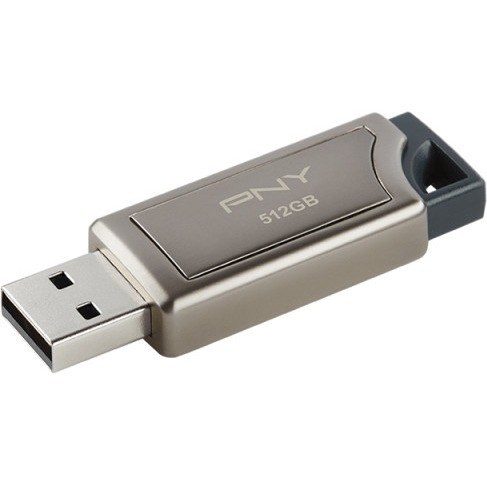 PNY PRO Elite 512 GB USB 3.2 (Gen 1) Type A Flash Drive - Grey