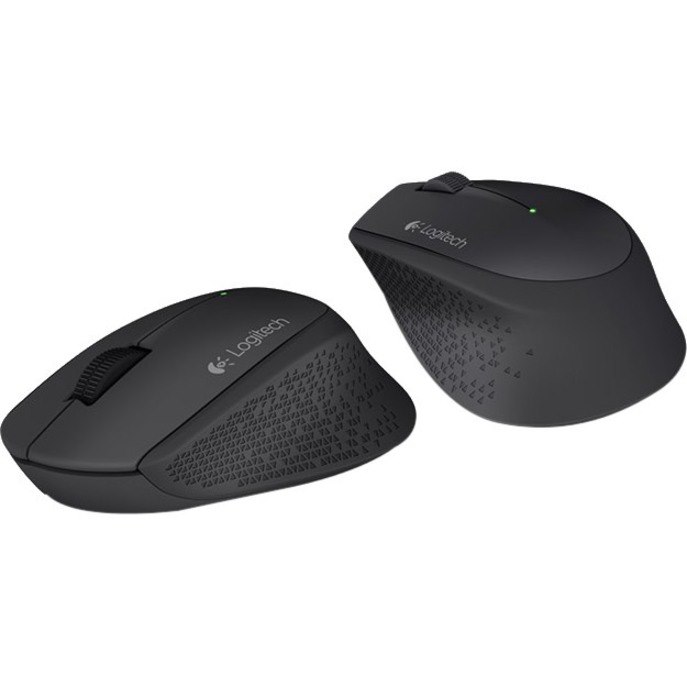 Logitech M280 Mouse - Radio Frequency - USB - Optical - 3 Button(s) - Black