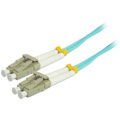 Comprehensive 7M 10Gb LC/LC Duplex 50/125 Multimode Fiber Patch Cable - Aqua
