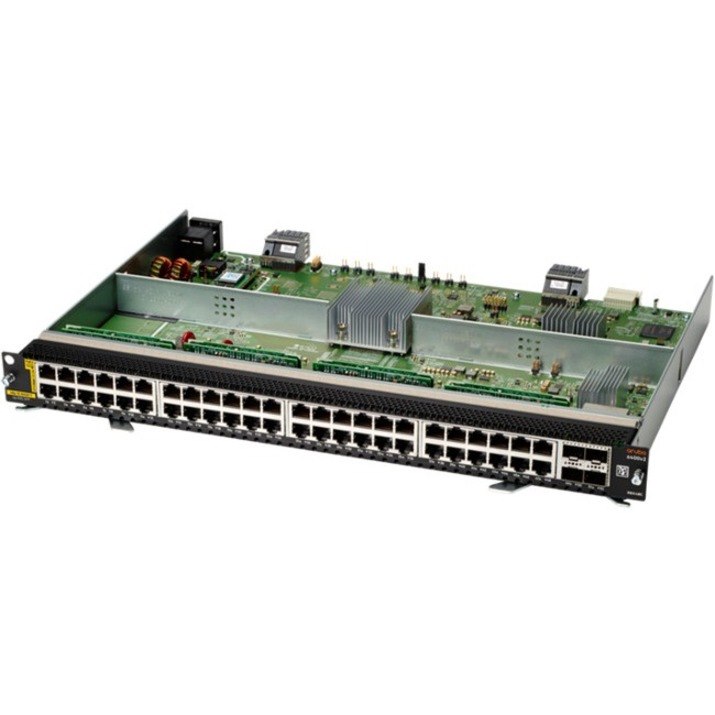 HPE 48-port 1GbE Class 6 PoE and 4-port SFP56 v2 Module