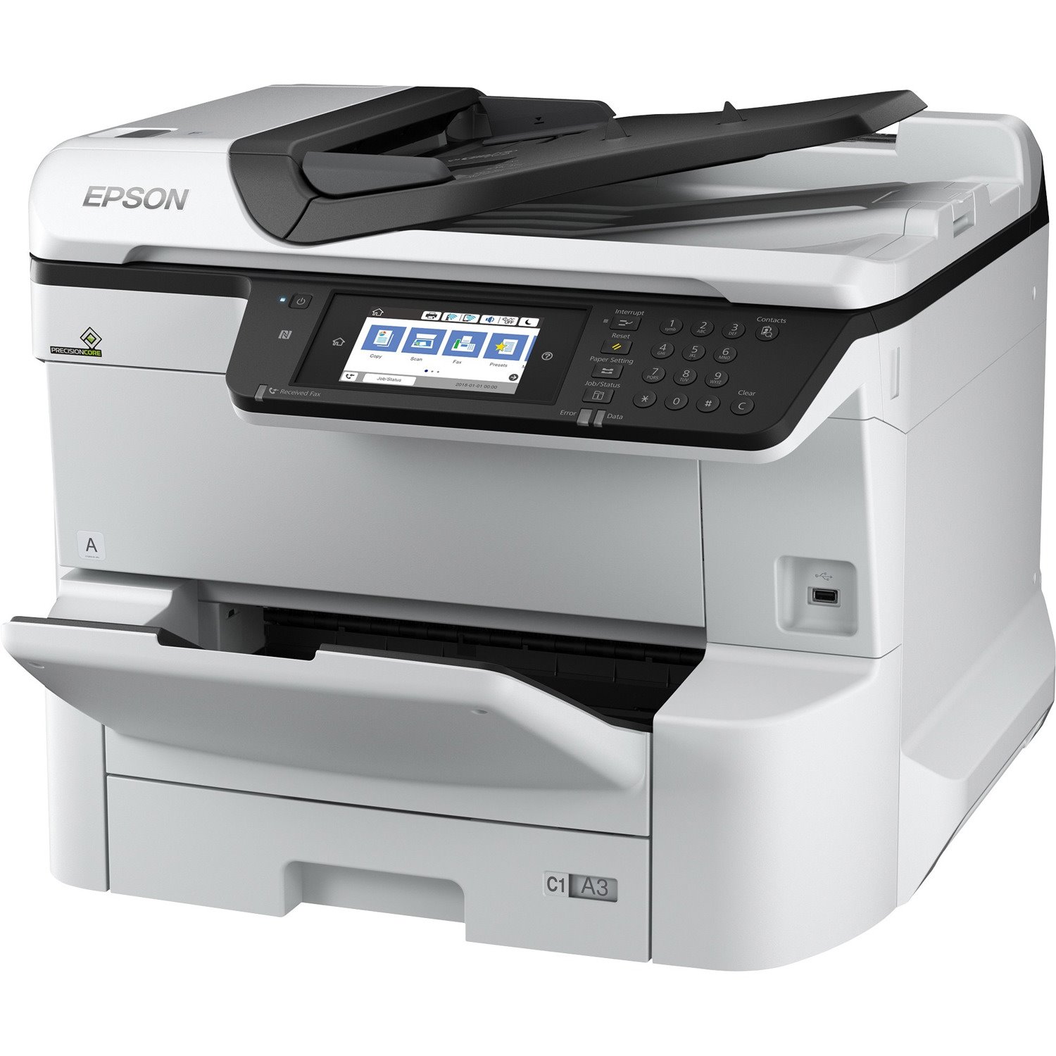 Epson WorkForce Pro WF-C8690DWF Wireless Inkjet Multifunction Printer - Colour