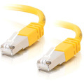 C2G-150ft Cat5e Molded Shielded (STP) Network Patch Cable - Yellow