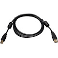 Eaton Tripp Lite Series USB 2.0 A to B Cable with Ferrite Chokes (M/M), 3 ft. (0.91 m)