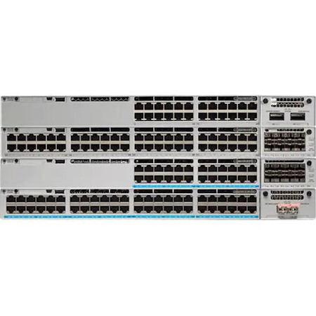 Cisco Catalyst 9300 C9300L-48T-4G 48 Ports Manageable Ethernet Switch - Gigabit Ethernet - 1000Base-T, 1000Base-X - Refurbished