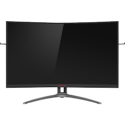 AOC AGON III AG323FCXE 32" Class Full HD Curved Screen Gaming LCD Monitor - 16:9 - Black, Red
