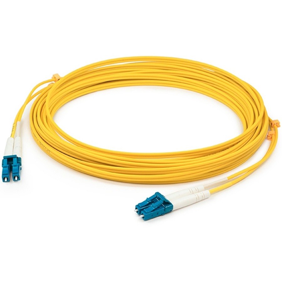 AddOn 70m LC (Male) to LC (Male) Yellow OS2 Duplex Fiber OFNR (Riser-Rated) Patch Cable