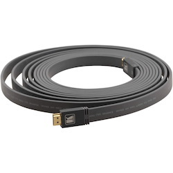 Kramer C-HM/HM/FLAT-KRTL-1M 1 m HDMI Data Transfer Cable for Audio/Video Device, A/V Receiver, Home Theater System, Plasma, LCD TV, PlayStation 3