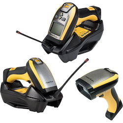 Datalogic PowerScan PM9501 Handheld Barcode Scanner Kit - Wireless Connectivity - Black, Yellow